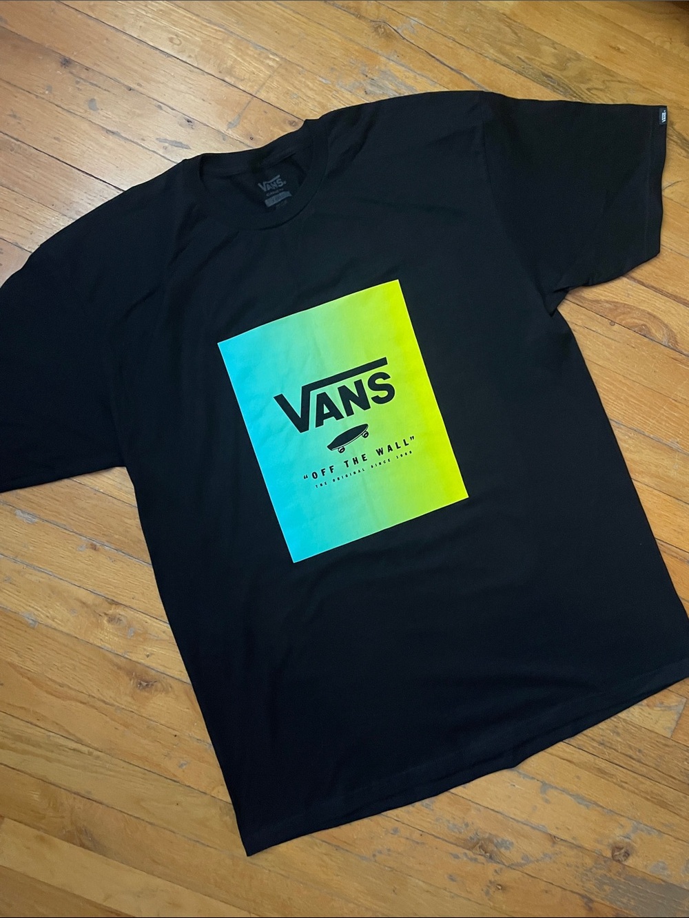 Mens Vans Ombré Graphic Print Tee Shirt